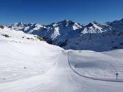 Schwarze Schmugglerpiste an der Weißseejochbahn