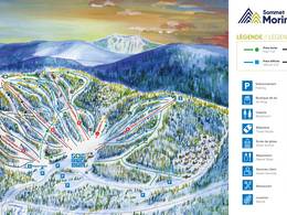 Pistenplan Morin Heights