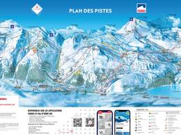 Pistenplan Tignes/Val d'Isère