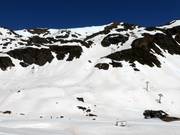 Freeride Area an der Sesselbahn Creussans