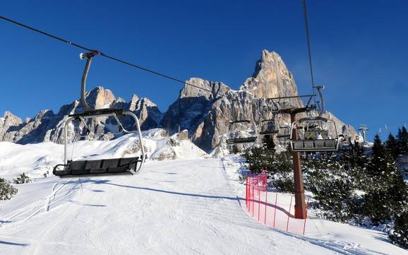 Höchste Talstation in San Martino di Castrozza/&#8203;Passo Rolle/&#8203;Primiero/&#8203;Vanoi – Skigebiet Passo Rolle (Rollepass)