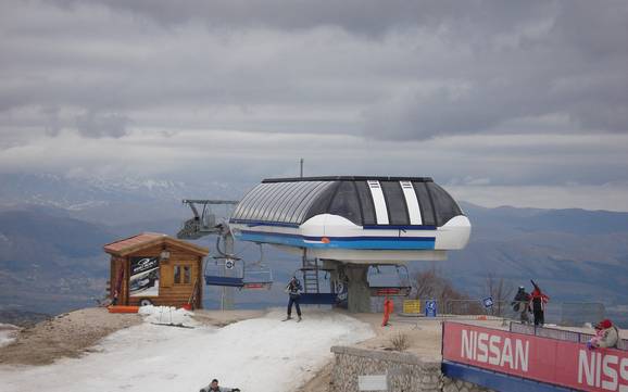 Skilifte/Seilbahnen Abruzzen – Lifte/Seilbahnen Campo Felice – Rocca di Cambio