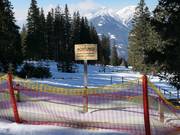 Abgesperrtes Quellschutzgebiet