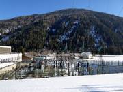 Das Elektrizitätswerk für den Ökostrom befindet sich direkt an der Talstation