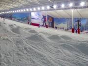 Buckelpiste in der Skihalle The Snow Centre