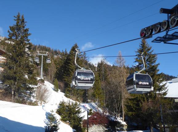 Anzère-Tsalan-Pas de Maimbré - 8er Gondelbahn (Ein-Seil-Umlaufbahn)