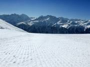 Sehr gute Pistenpräparierung