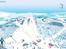 Skigebiet Sulitjelma Fjellandsby