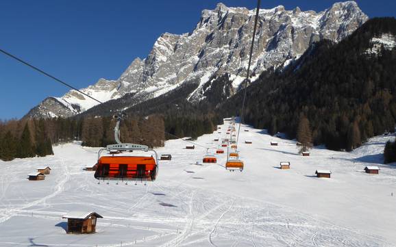 Skifahren bei Ehrwald