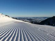 Sehr gute Pistenpräparierung
