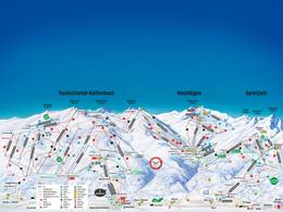 Pistenplan Kaltenbach – Hochzillertal/Hochfügen (SKi-optimal)