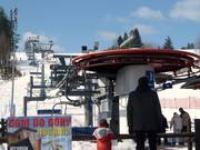 Wyciąg Witów - 4er Sesselbahn fix geklemmt