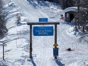 Zufahrt in die Taynton Bowl