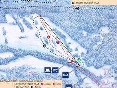 Pistenplan Nezdice na Šumavě