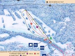 Skigebiet Nezdice na Šumavě