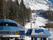 Ganghofer - 6er Hochgeschwindigkeits-Sesselbahn (kuppelbar) mit Abdeckhauben und Sitzheizung