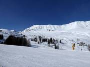 Blick zum Plansegg in Serfaus