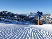 Frisch präparierte Pisten