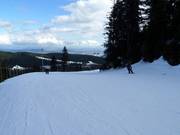 Leichte Piste mit Blick auf Vancouver