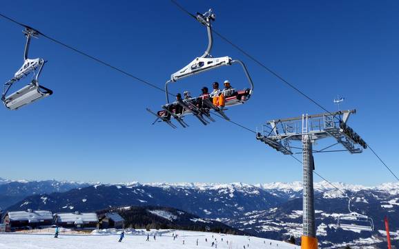 Villach-Land: beste Skilifte – Lifte/Seilbahnen Gerlitzen