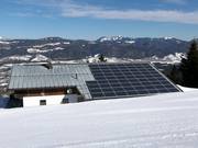Solaranlage bei der Scheibenwaldhütte