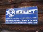 Schild von Doppelmayr