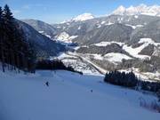 Der Steilhang "Black Queen" gehört zum Black Quartett auf der Reiteralm.