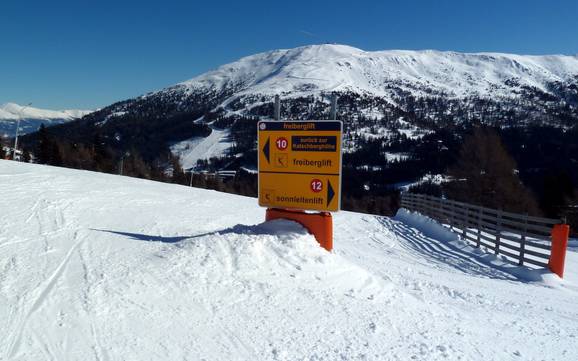 Katschberg-Rennweg: Orientierung in Skigebieten – Orientierung Katschberg