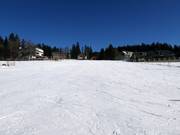 Leichte Piste an den Tellerliften Sirotek