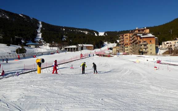 Skigebiete für Anfänger im Naturpark Pyrénées Catalanes – Anfänger Les Angles