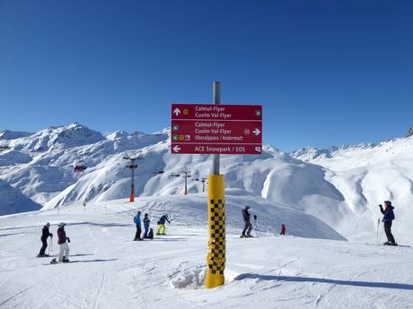 Andermatt: Orientierung in Skigebieten – Orientierung Andermatt/Oberalp/Sedrun