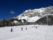 Leichte Piste am Bergkristalllift