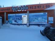 Informationstafeln an der Kasse