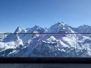 Skyline Walk (Birg) mit Blick auf Eiger, Mönch und Jungfrau