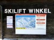 Pistentafel am Winkellift