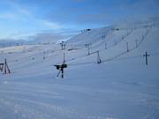 Schnee soweit das Auge reicht