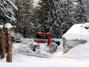 Die Pistenraupe vom Kellerjoch