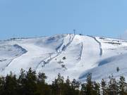 Blick auf die Pisten 12.1, 12.2 und 12.3