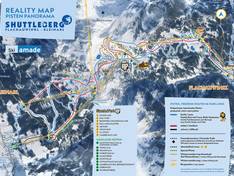 Pistenplan Flachauwinkl/Kleinarl (Shuttleberg)