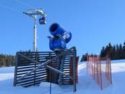 Beschneiung der Talabfahrt