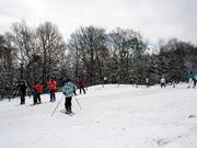 An stark beanspruchten Stellen zeigt sich das Fehlen von Schneekanonen besonders schnell