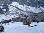 Blick auf den Ort Lenk