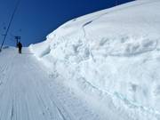 Es gibt immer reichlich Schnee im Skigebiet Björkliden