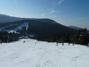 Lifte und Abfahrt vom Gipfel aus