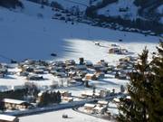 Au (ca. 2 km entfernt) mit Grunholzlift