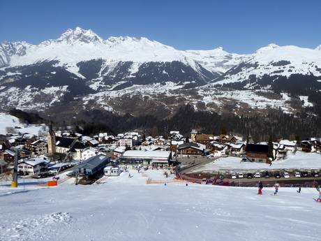 Lepontinische Alpen: Anfahrt in Skigebiete und Parken an Skigebieten – Anfahrt, Parken Obersaxen/Mundaun/Val Lumnezia