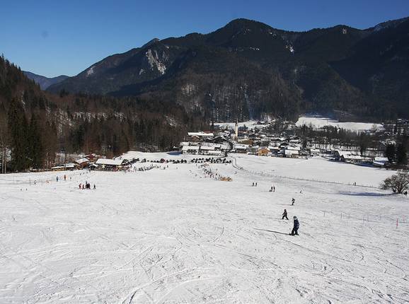 Leichte Pisten an den Kirchbergliften