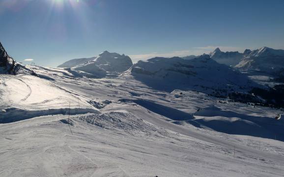 Faucigny: Größe der Skigebiete – Größe Le Grand Massif – Flaine/Les Carroz/Morillon/Samoëns/Sixt