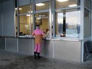 Freundliches Kassenpersonal