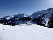 Wunderbare Piste von Hahnenmoos nach Geils